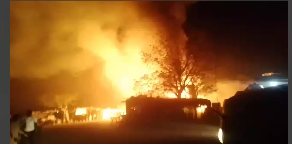 Mopti : un incendie ravage un centre commercial